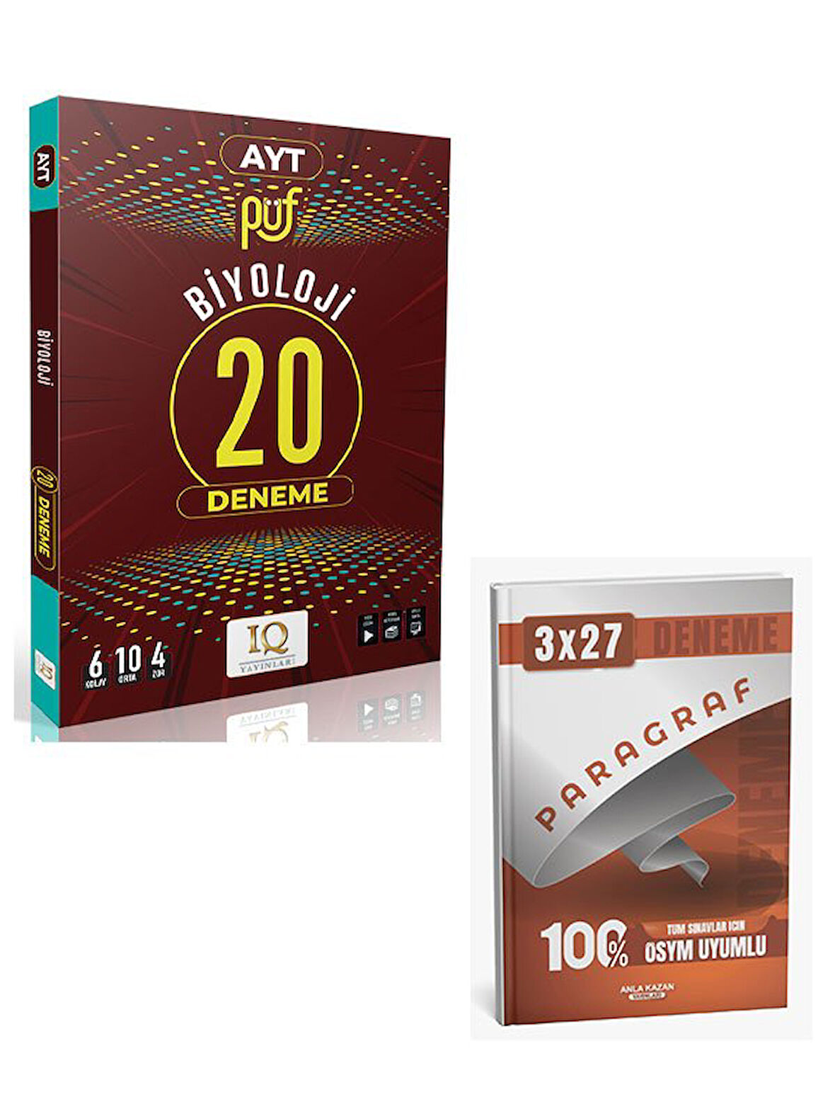 IQ 2026 YKS AYT Biyoloji Püf 20 Deneme+Anla Kazan Paragraf