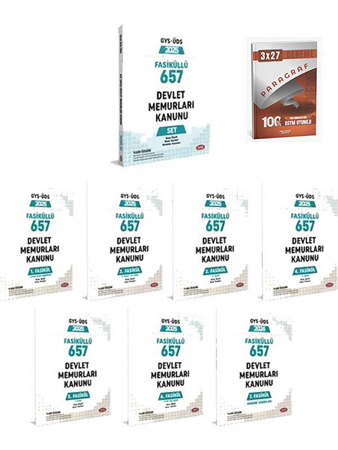 Data 2025 GYS ÜDS 657 Sayılı Devlet Memurları Kanunu Fasikül Set