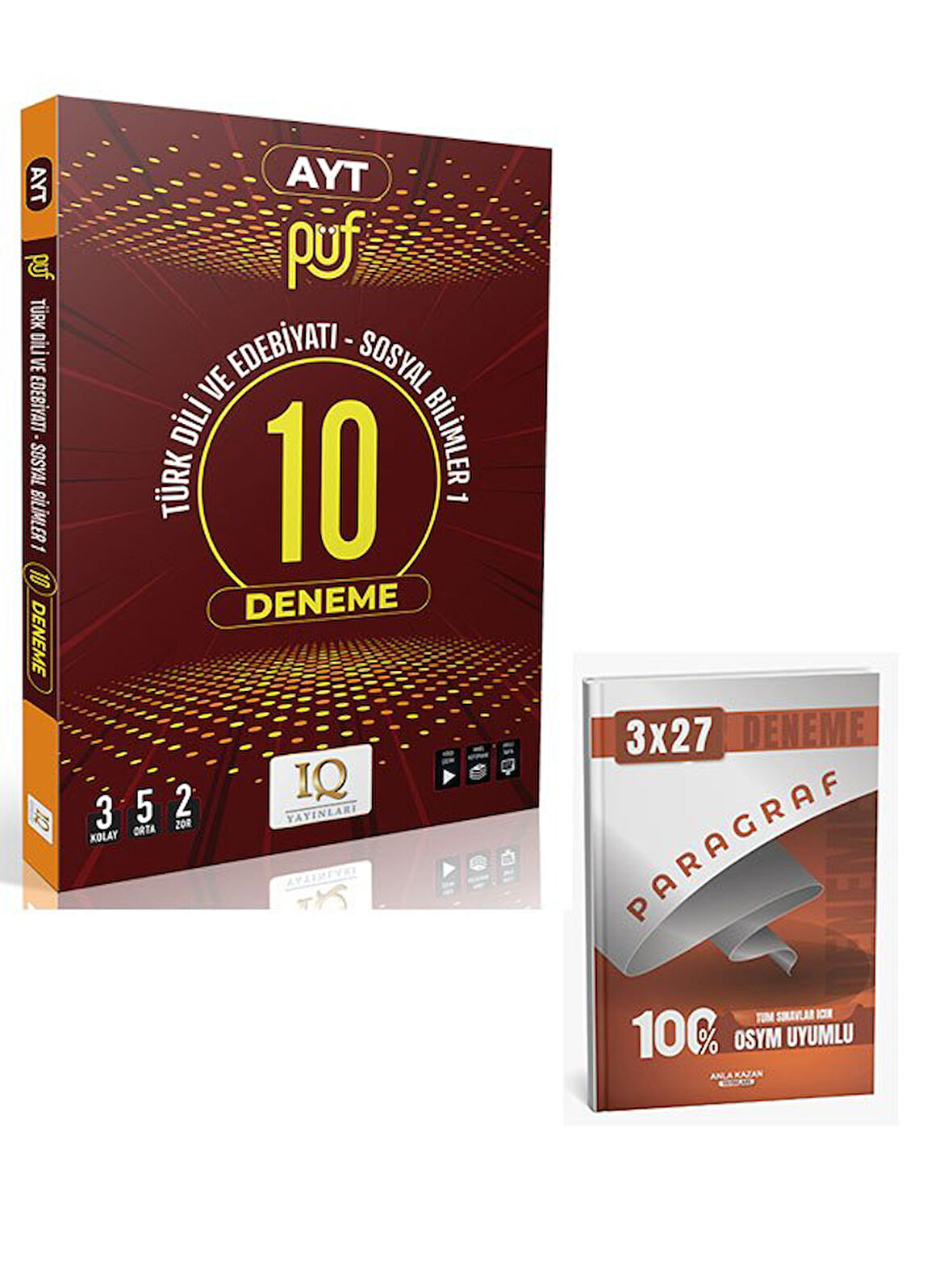 IQ 2026 YKS AYT Türk Dili ve Edebiyatı - Sosyal Bilimler-1 Püf 10 Deneme+Anla Kazan Paragraf