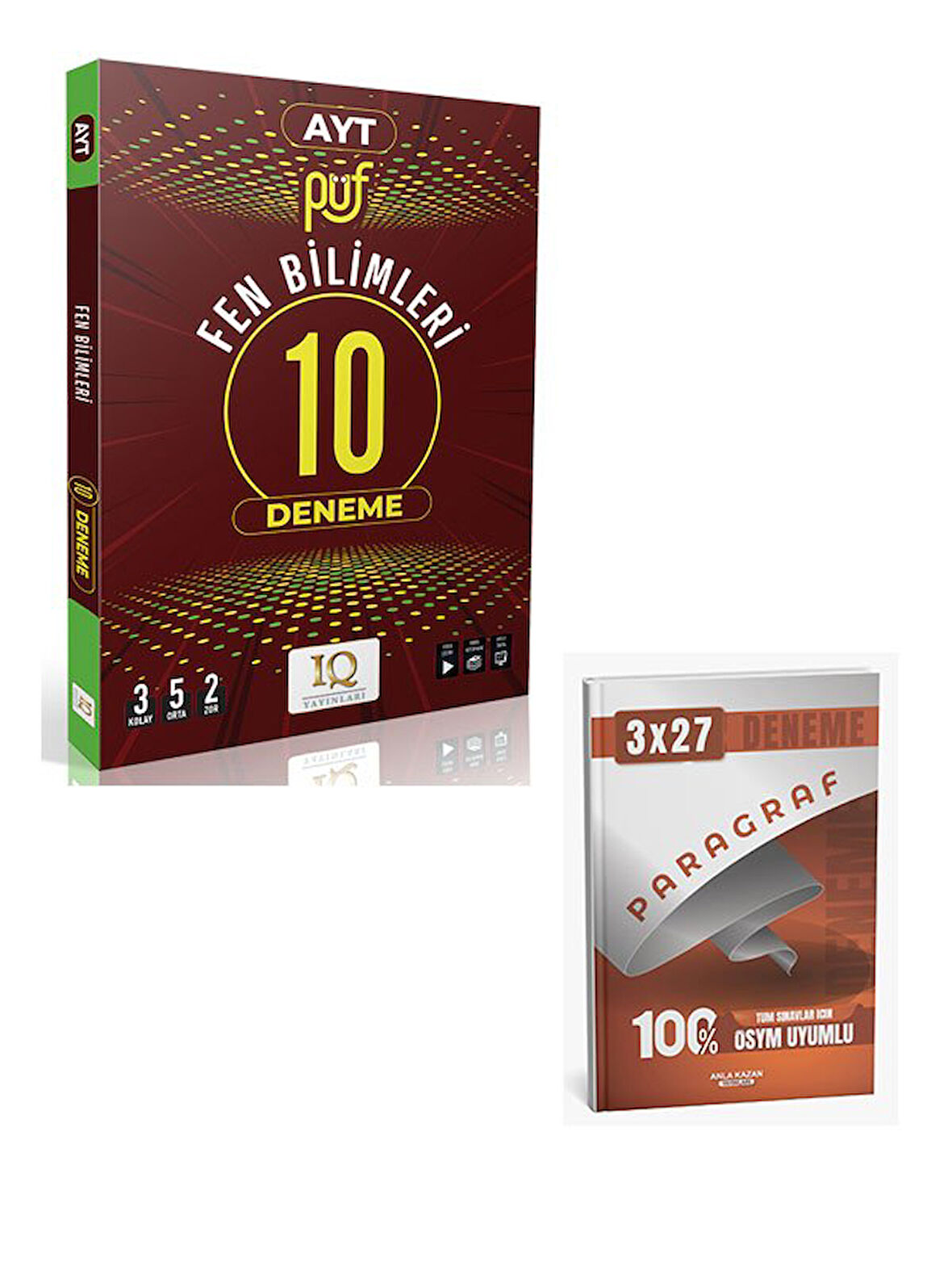 IQ 2026 YKS AYT Fen Bilimleri Püf 15 Deneme+Anla Kazan Paragraf