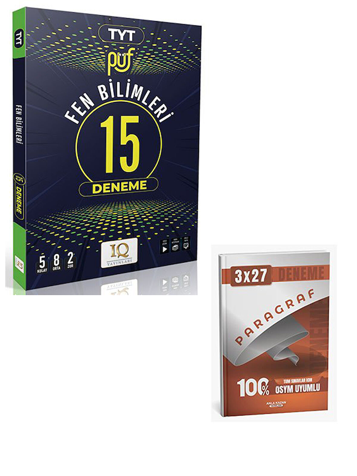 IQ 2026 YKS TYT Fen Bilimleri Püf 15 Deneme+Anla Kazan Paragraf