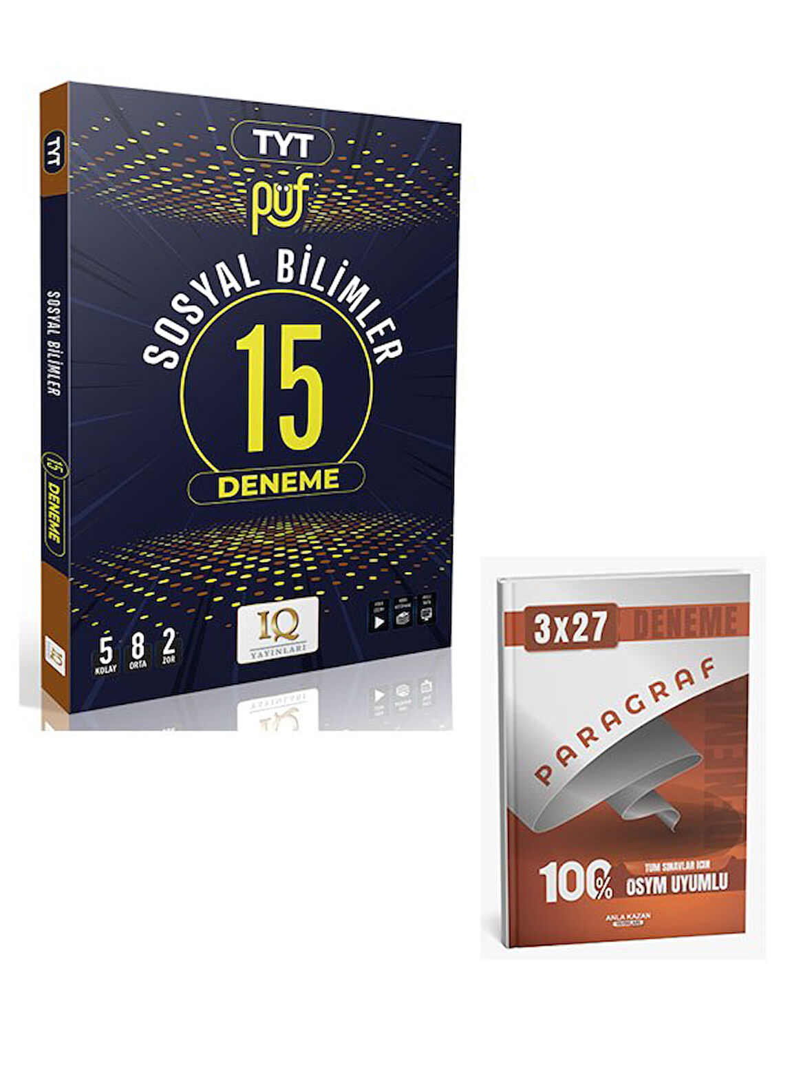 IQ 2026 YKS TYT Sosyal Bilimler Püf 15 Deneme+Anla Kazan Paragraf