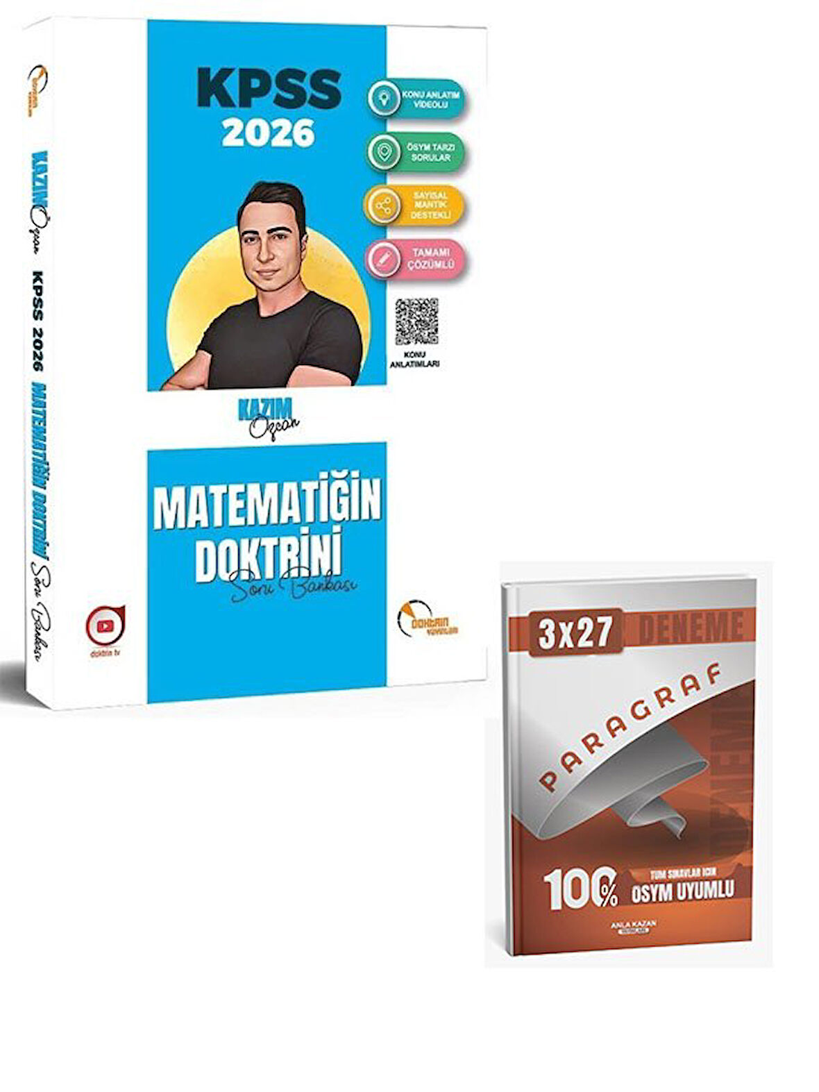 Doktrin 2026 KPSS Matematik Doktrini Soru Bankası Çözümlü+Anla Kazan Paragraf