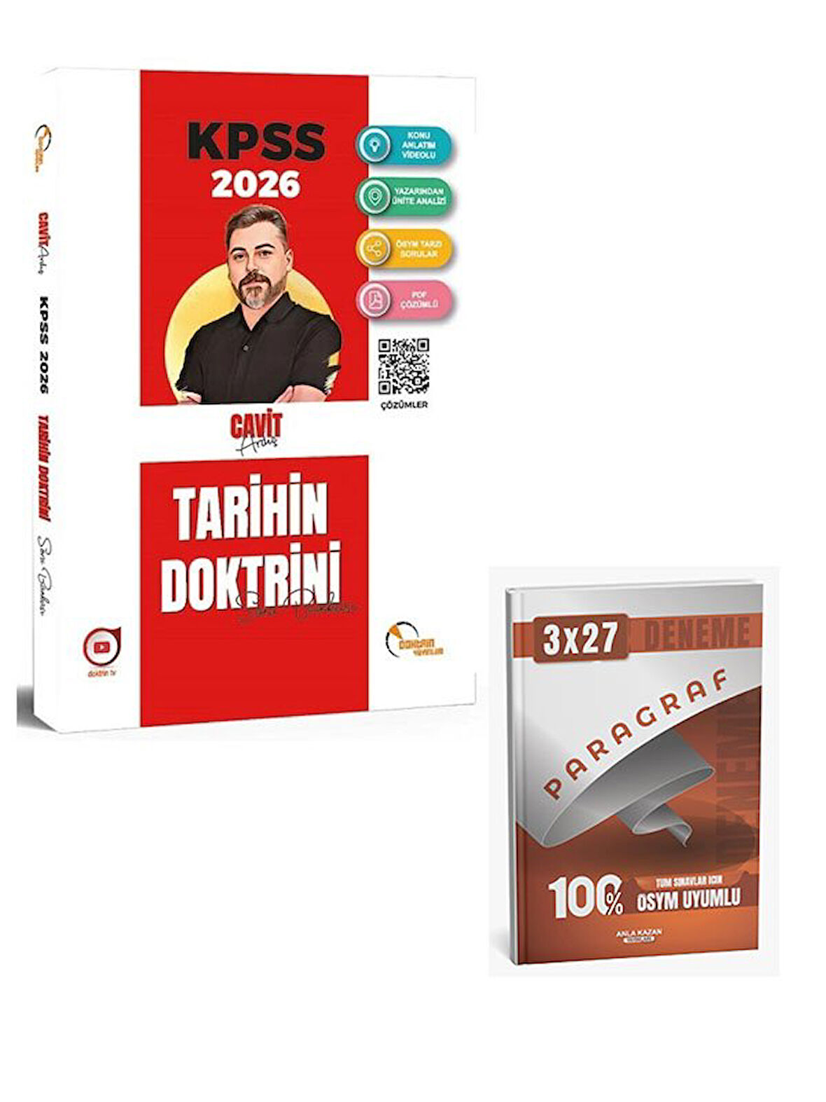 Doktrin 2026 KPSS Tarihin Doktrini Soru Bankası Çözümlü+Anla Kazan Paragraf