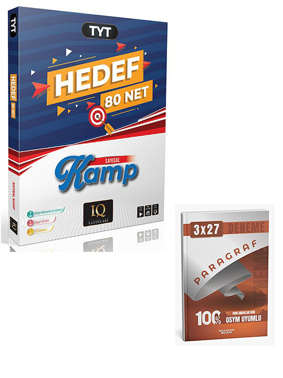 IQ 2026 YKS TYT Sayısal Hedef 80 Net Kamp+Anla Kazan Paragraf