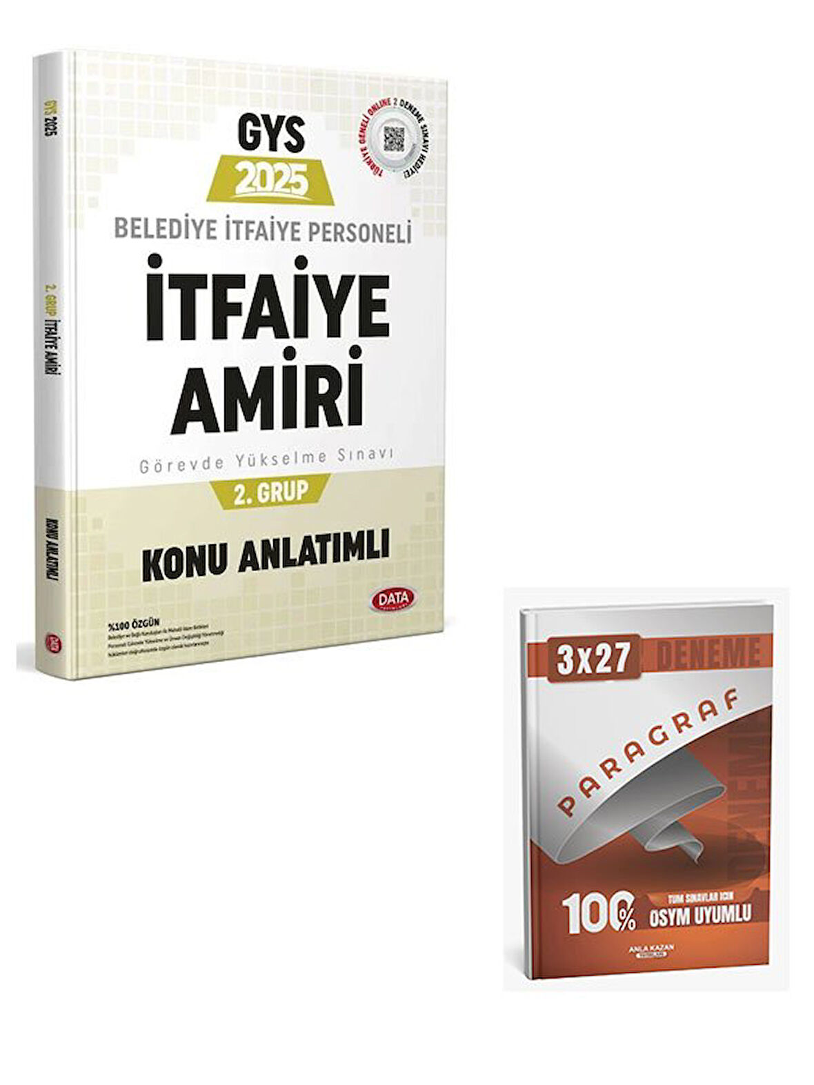 Data 2025 GYS Belediye Zabıta Personeli İtfaiye Amiri 2. Grup Konu Anlatımlı Görevde Yükselme+Anla Kazan Paragraf
