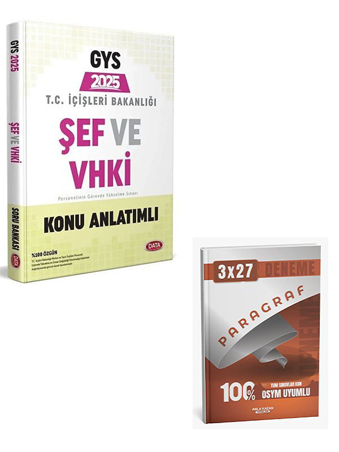Data 2025 GYS İçişleri Bakanlığı Şef ve VHKİ Konu Anlatımlı+Anla Kazan Paragraf