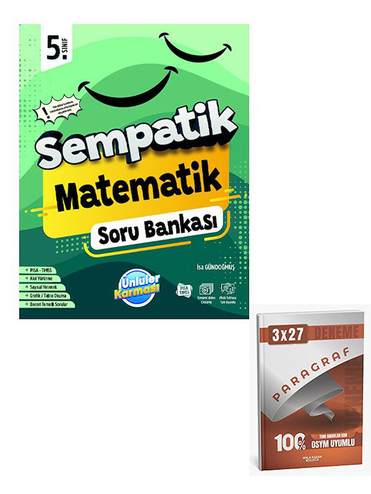 Ünlüller 2026 5.Sınıf Sempatik Matematik Soru Bankası+Anla Kazan Paragraf