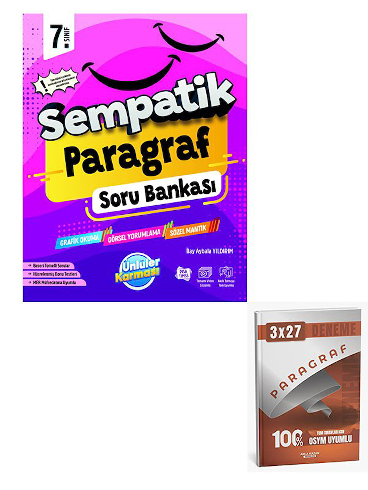 Ünlüller 2026 7.Sınıf Sempatik Paragraf Soru Bankası+Anla Kazan Paragraf