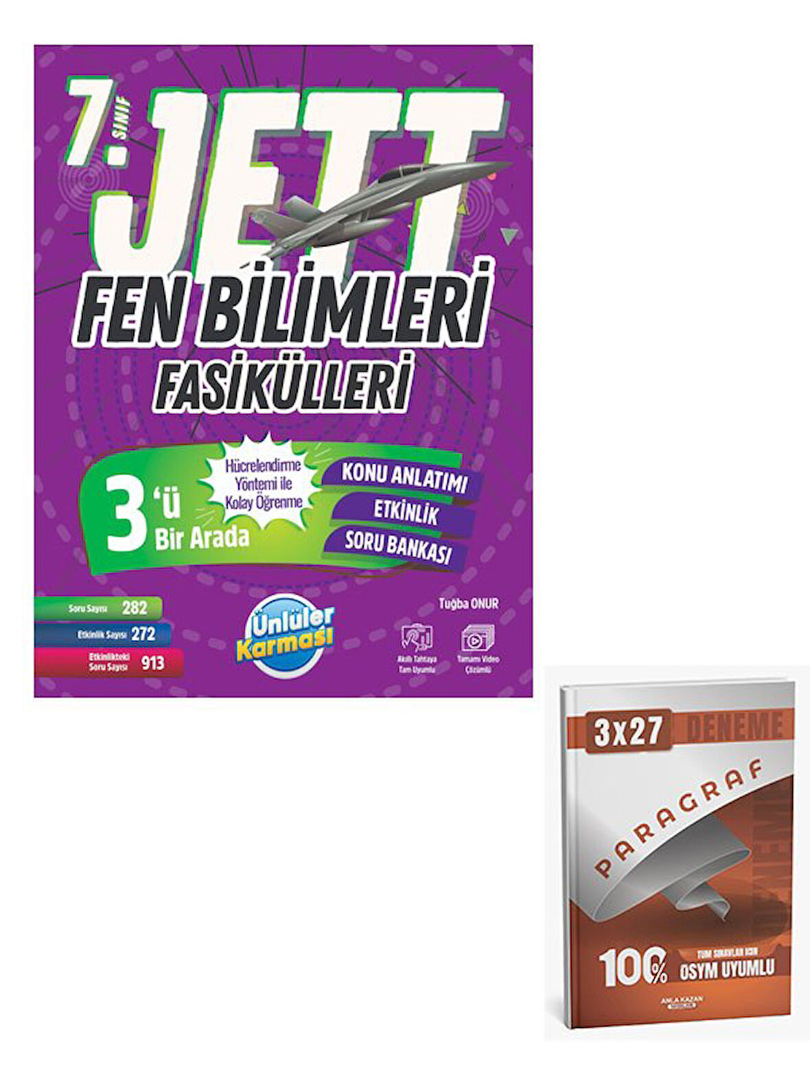 Ünlüller 2026 7. Sınıf Jett Fen Bilimleri Fasikülleri+Anla Kazan Paragraf
