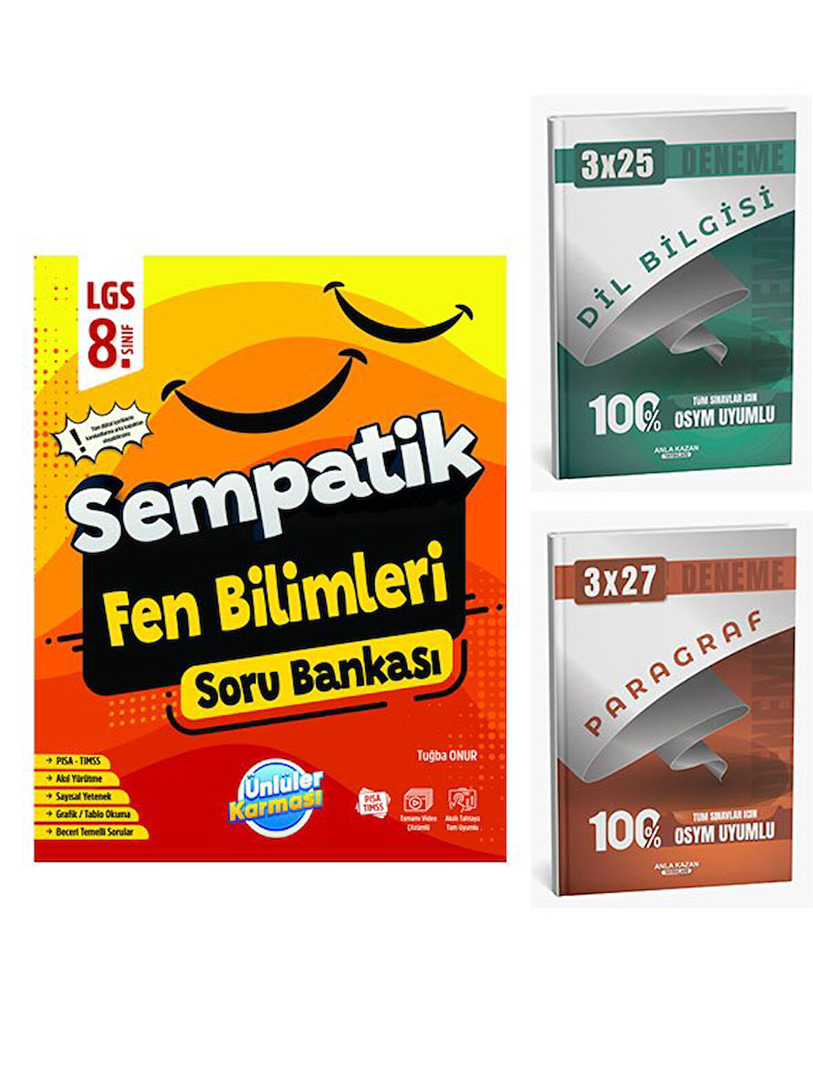 Ünlüller 2026 8.Sınıf Sempatik T.c.İnkılap Tarihi ve Atatürkçülük Soru Bankası+Anla Kazan Paragraf+Dilbilgisi