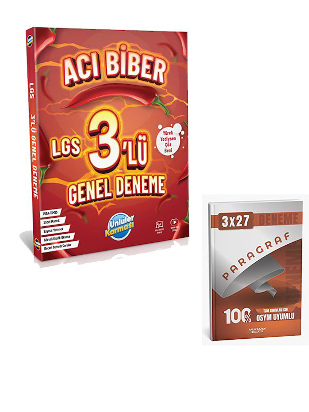 Ünlüller 2026 Acı Biber 3 Deneme+Anla Kazan Paragraf