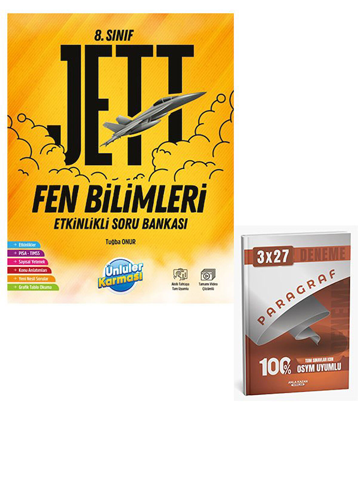 Ünlüller 2026 8.Sınıf Jett Etkinlikli Fen Bilimleri Soru Bankası+Anla Kazan Paragraf
