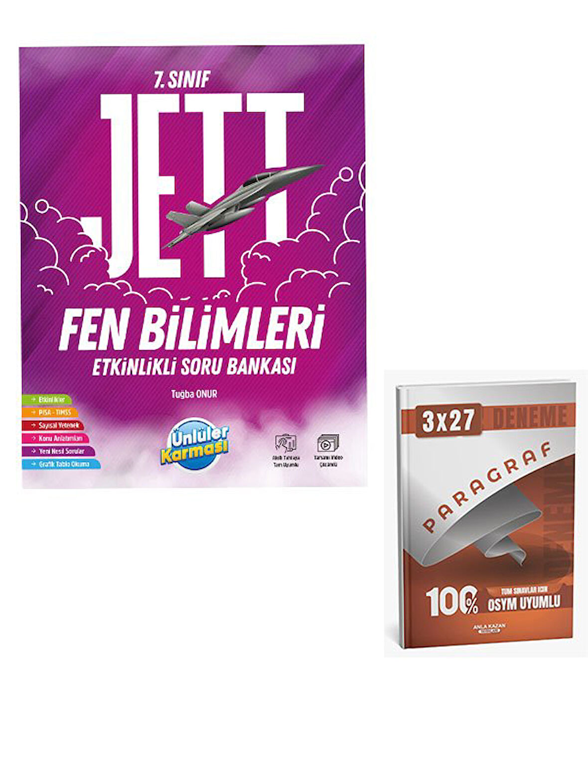 Ünlüller 2026 7.Sınıf Jett Etkinlikli Fen Bilimleri Soru Bankası+Anla Kazan Paragraf