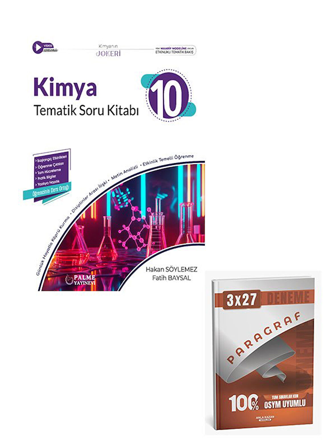 Palme 2026 10. Sınıf Kimya Joker Tematik Soru Kitabı+Anla Kazan Paragraf