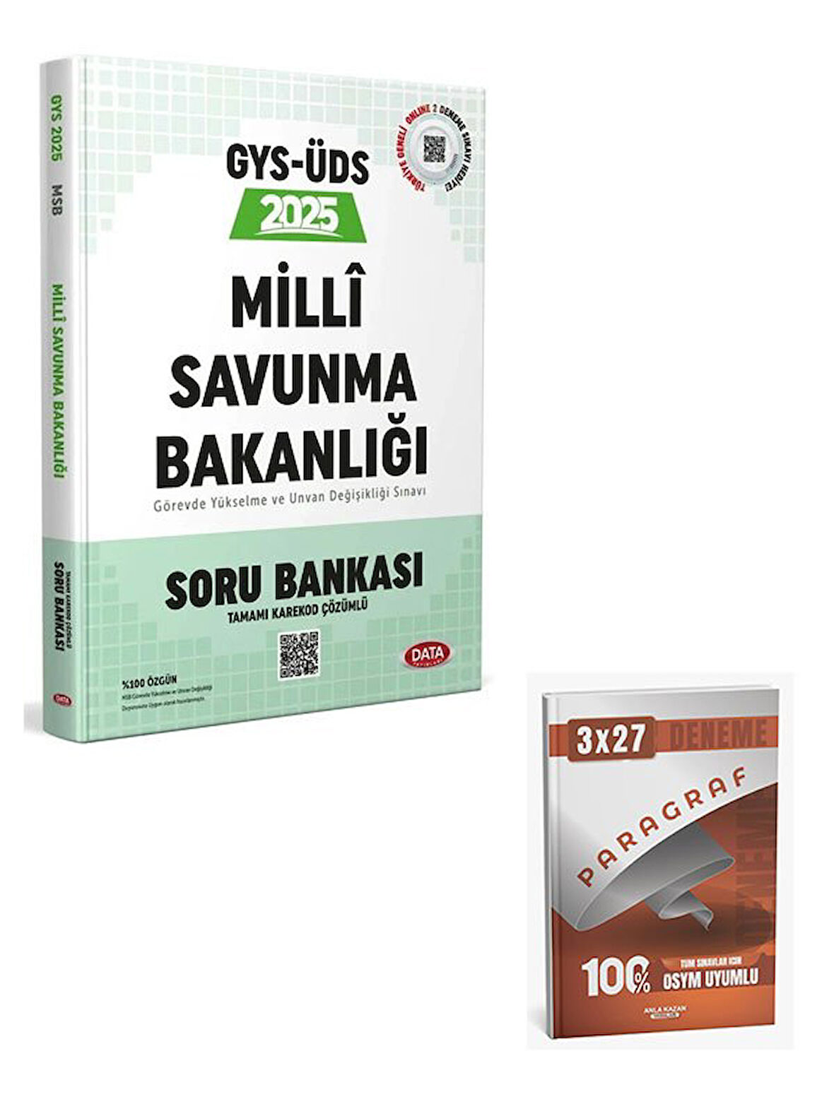 Data 2025 GYS ÜDS Milli Savunma Bakanlığı Soru Bankası+Anla Kazan Paragraf