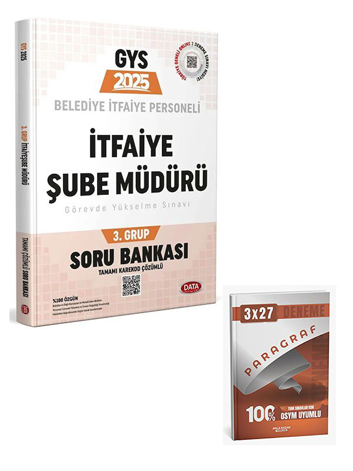 Data 2025 GYS Belediye İtfaiye Personeli İtfaiye Şube Müdürü 3. Grup Soru Bankası+Anla Kazan Paragraf