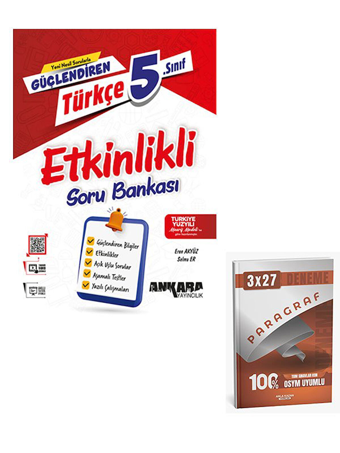 Ankara 2026 5.Sınıf Güçlendiren Türkçe Etkinlikli Soru Bankası+Anla Kazan Paragraf