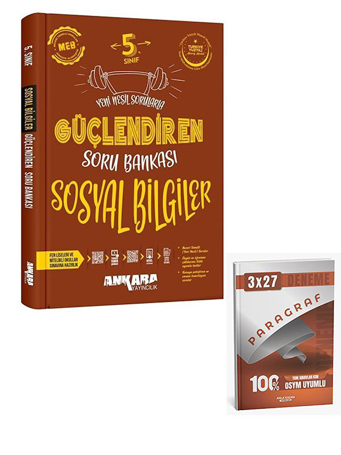 Ankara 2026 5. Sınıf Sosyal Bilgiler Güçlendiren Soru Bankası+Anla Kazan Paragraf