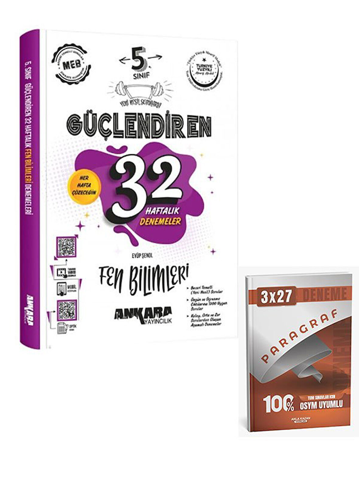 Ankara Yayıncılık 5. Sınıf Fen Bilimleri Güçlendiren 32 Haftalık Denemeleri
