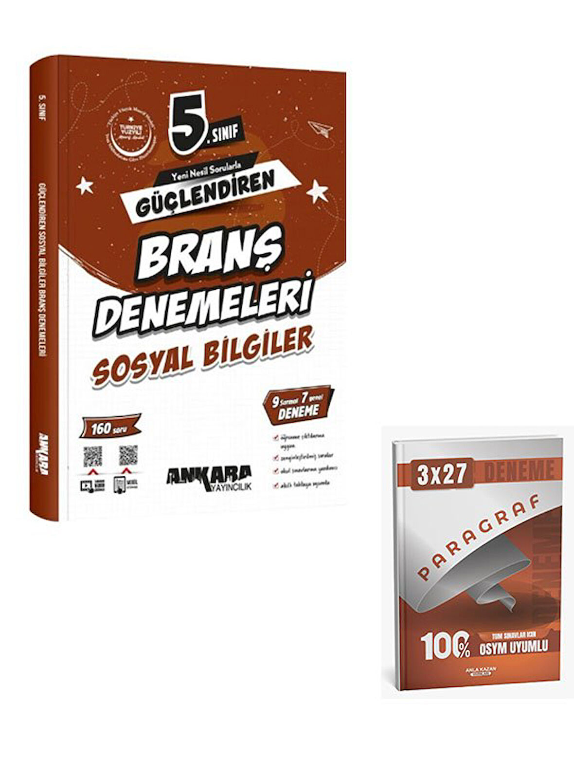 Ankara 2026 5. Sınıf Sosyal Bilgiler Güçlendiren Branş Denemeleri+Anla Kazan Paragraf