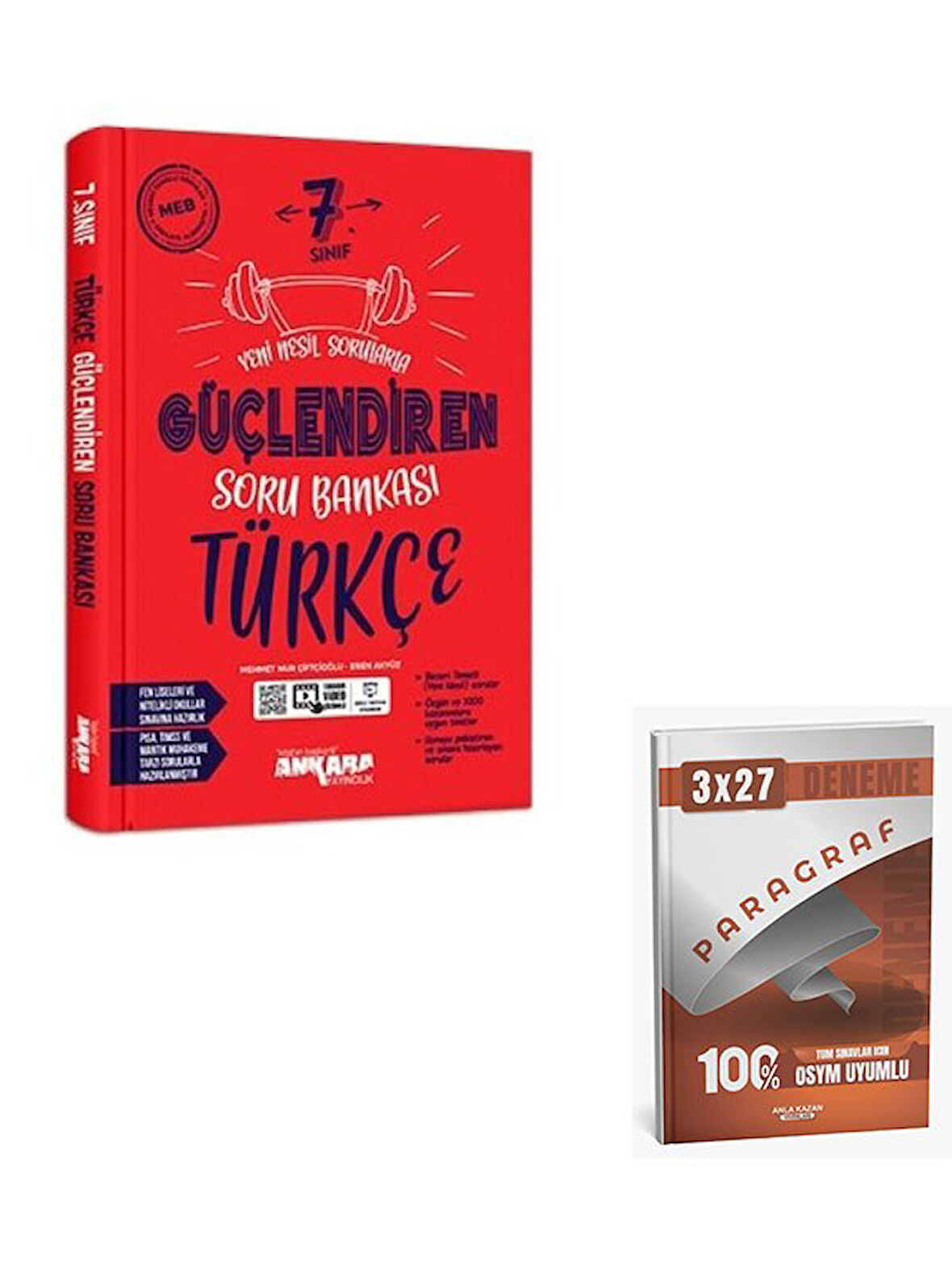 Ankara 2026 7. Sınıf Türkçe Güçlendiren Soru Bankası+Anla Kazan Paragraf