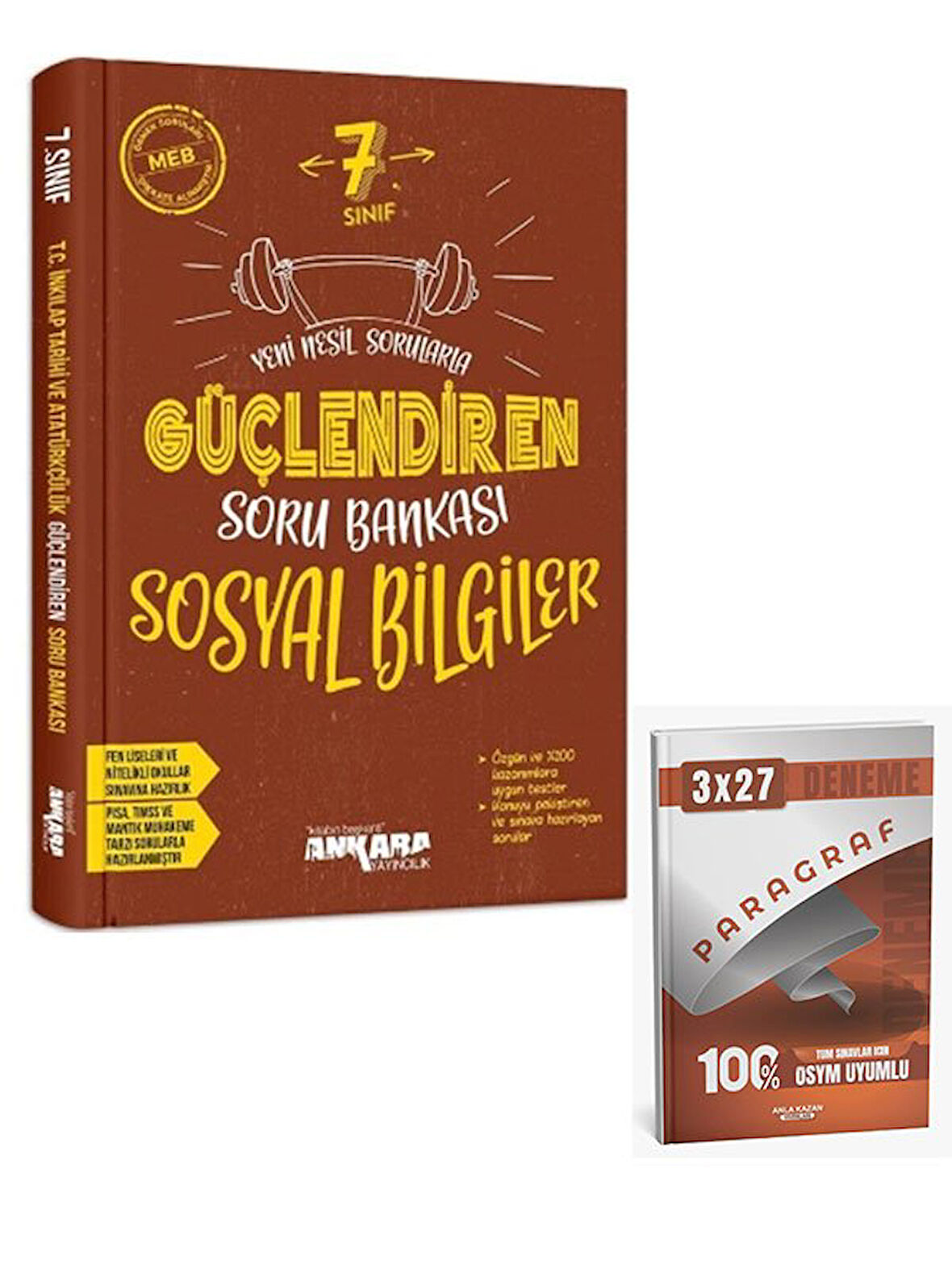 Ankara 2026 7. Sınıf Sosyal Bilgiler Güçlendiren Soru Bankası+Anla Kazan Paragarf