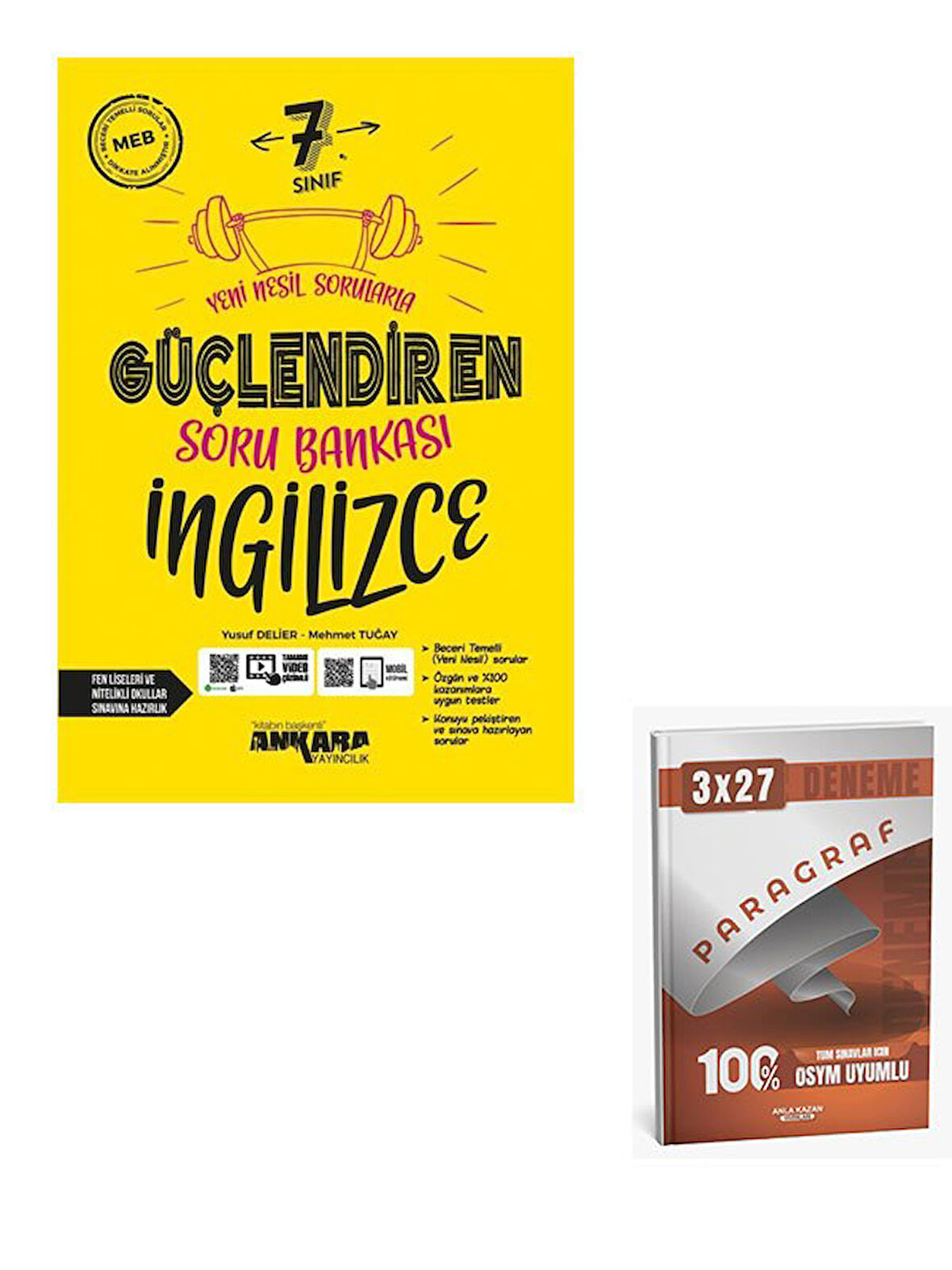 Ankara 2026 7. Sınıf İngilizce Güçlendiren Soru Bankası+Anla Kazan Paragarf