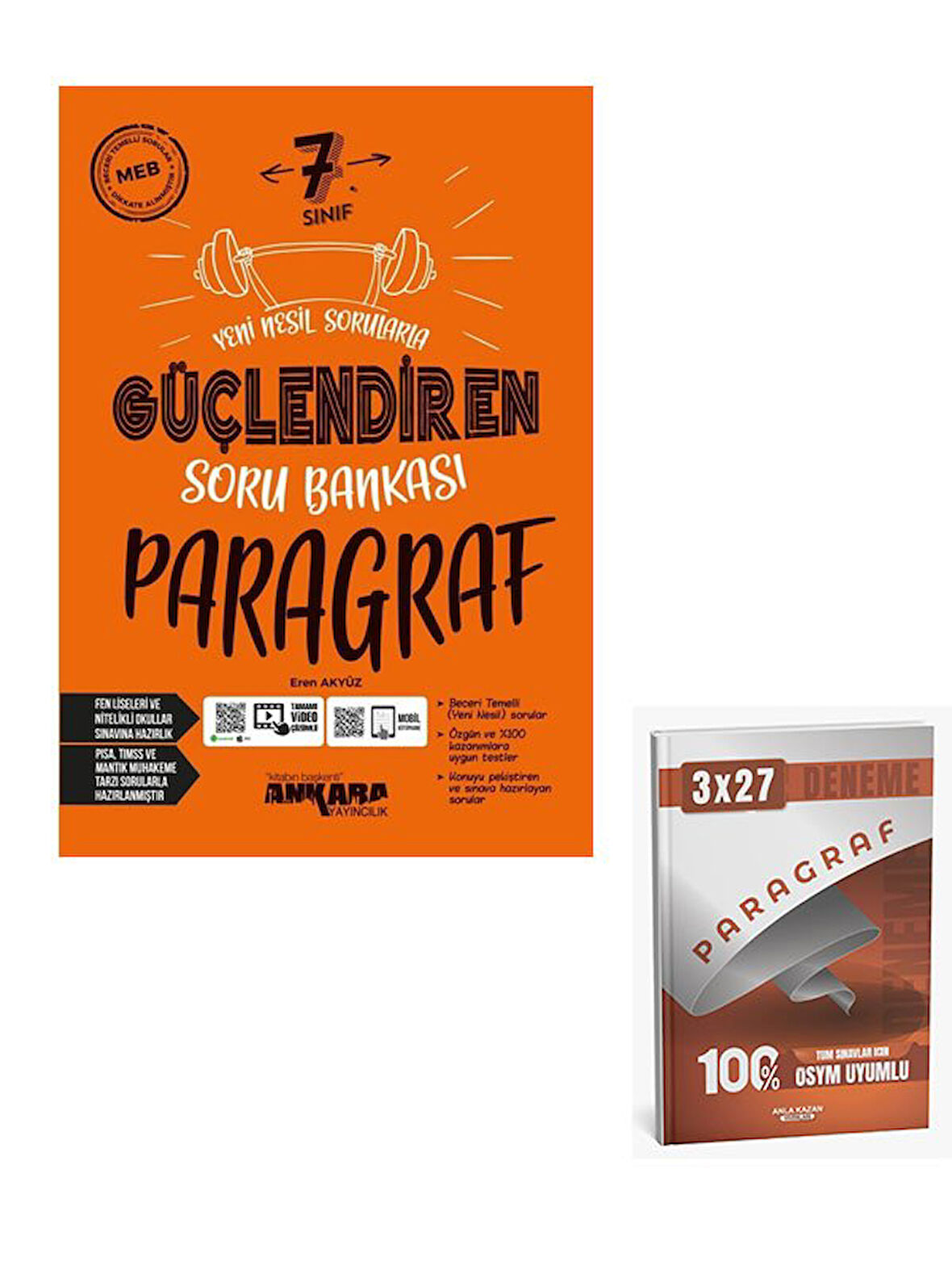 Ankara 2026 7. Sınıf Paragraf Güçlendiren Soru Bankası+Anla Kazan Paragraf