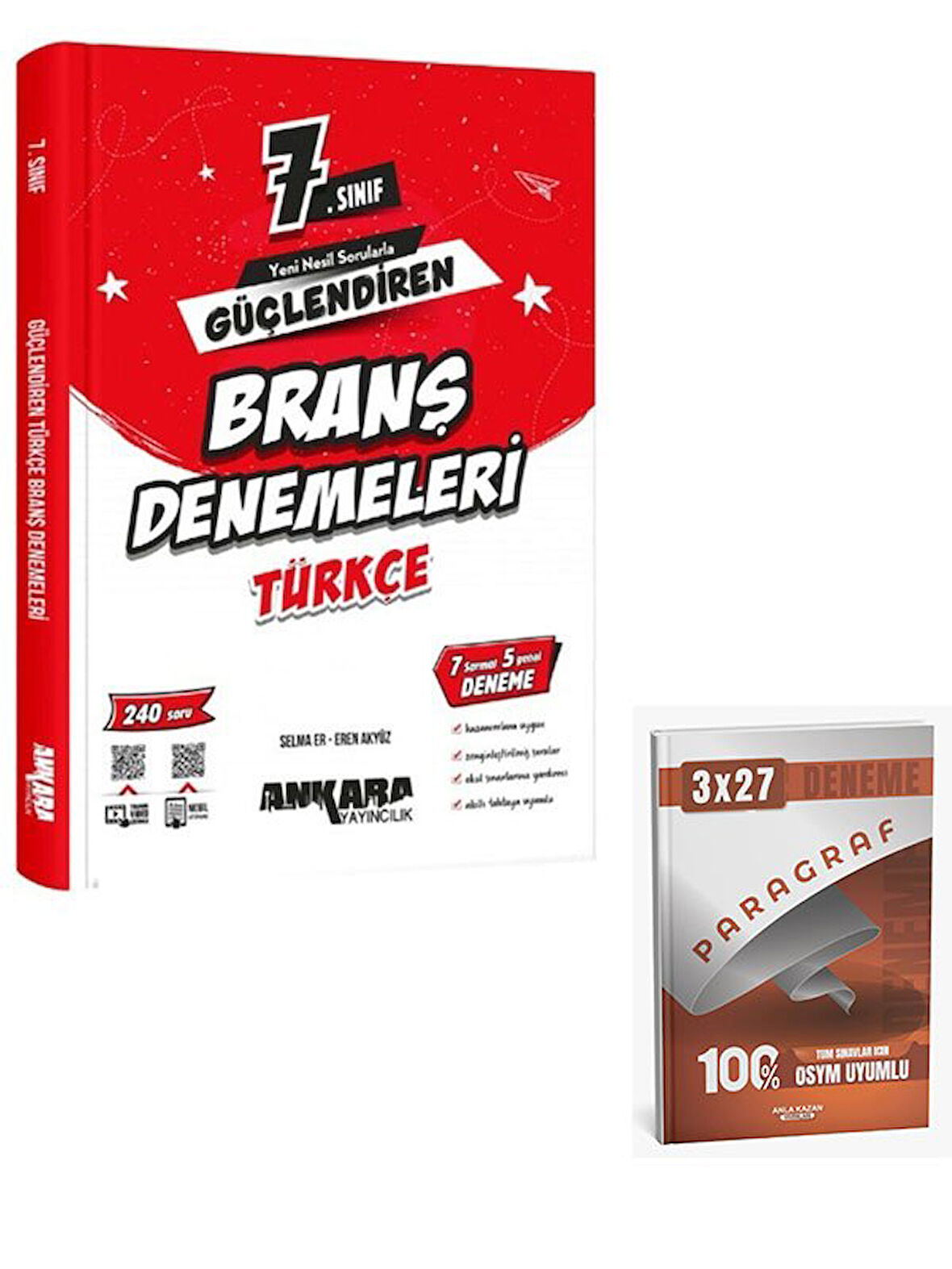 Ankara 2026 7. Sınıf Türkçe Güçlendiren Branş Denemeleri+Anla Kazan Paragraf