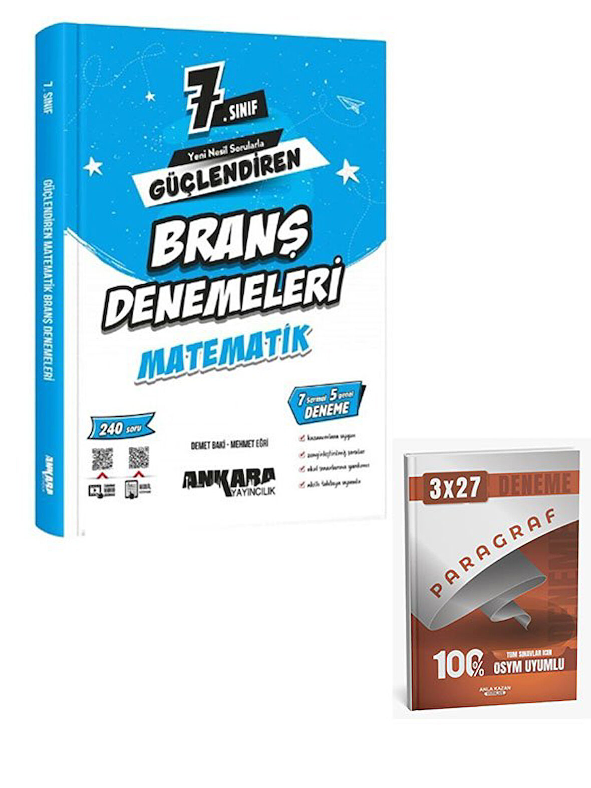 Ankara 2026 7. Sınıf Matematik Güçlendiren Branş Denemeleri+Anla Kazan Paragraf