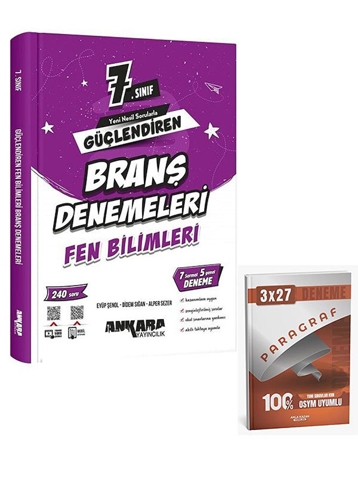 Ankara 2026 7. Sınıf Fen Bilimleri Güçlendiren Branş Denemeleri+Anla Kazan Paragraf