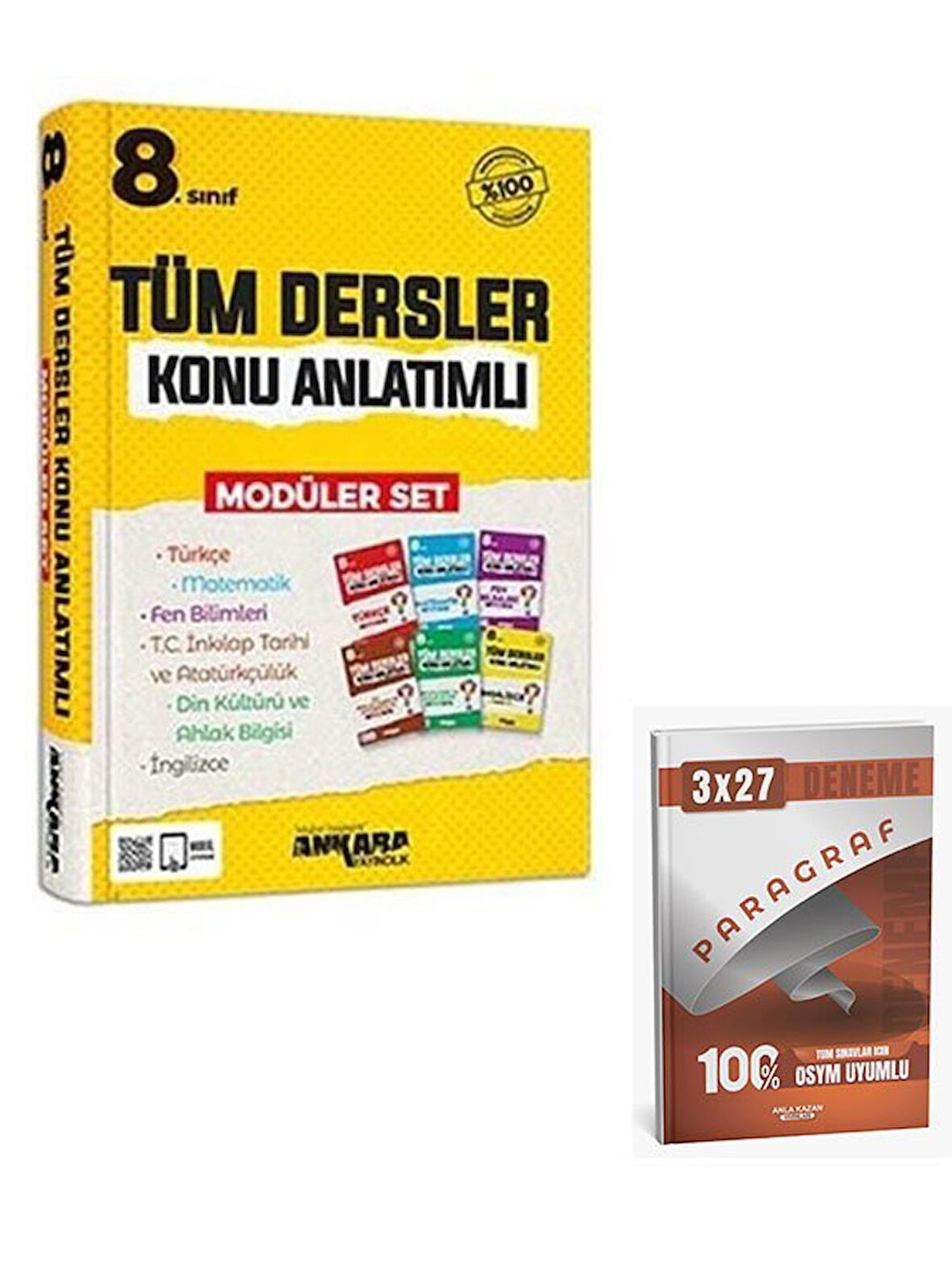 Ankara 2026 8. Sınıf LGS Tüm Dersler Konu Anlatımlı Modüler Set+Anla Kazan Paragraf