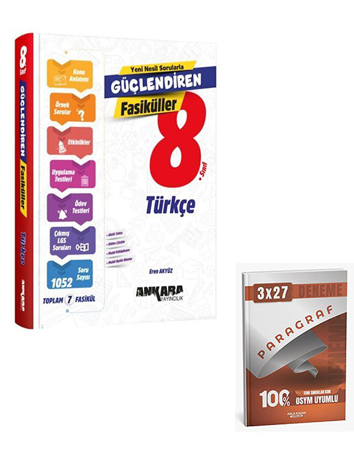Ankara 2026 8. Sınıf Türkçe Güçlendiren Fasiküller+Anla Kazan Paragraf