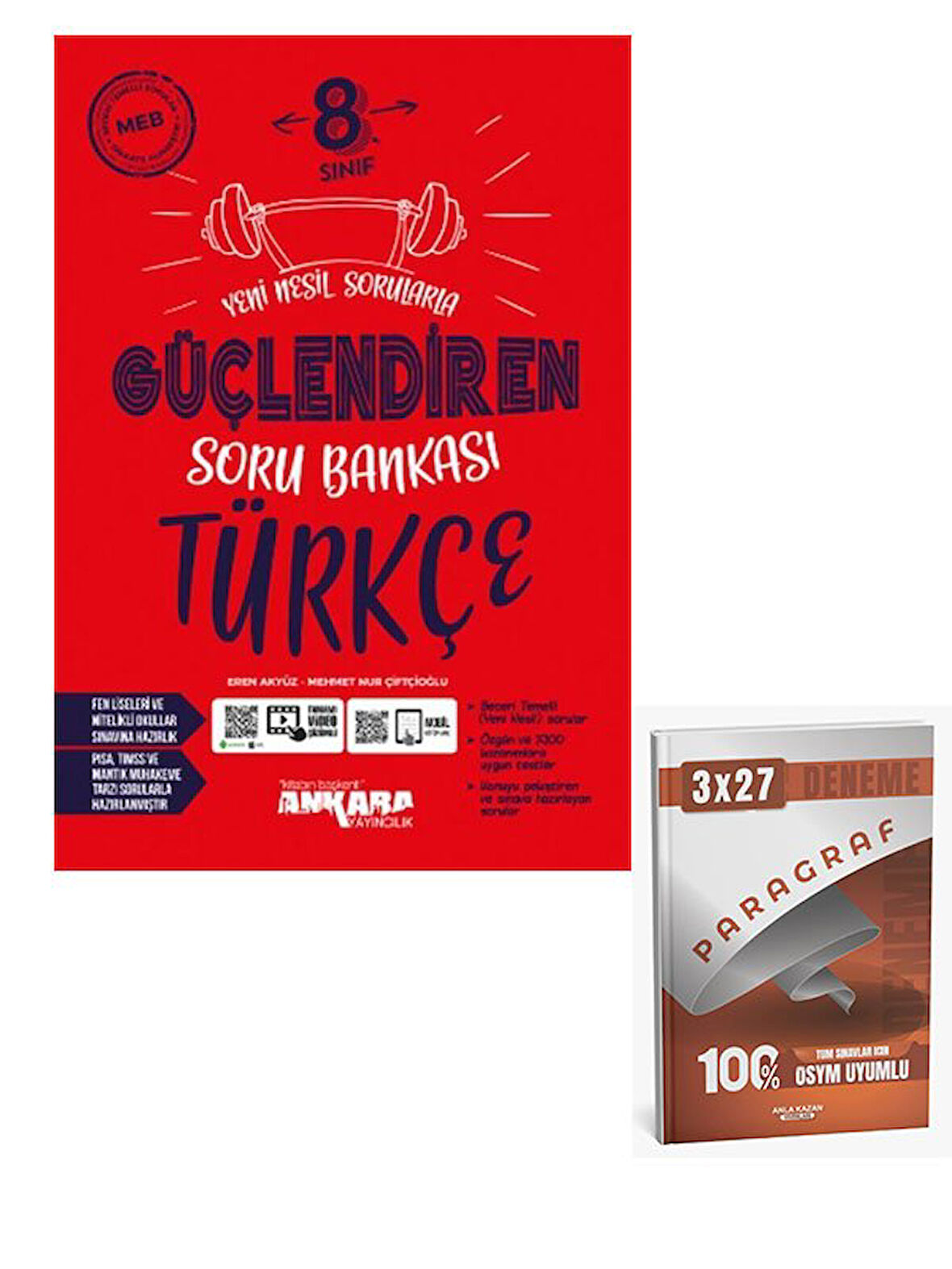 Ankara 2026 8. Sınıf Türkçe Güçlendiren Soru Bankası+Anla Kazan Paragraf