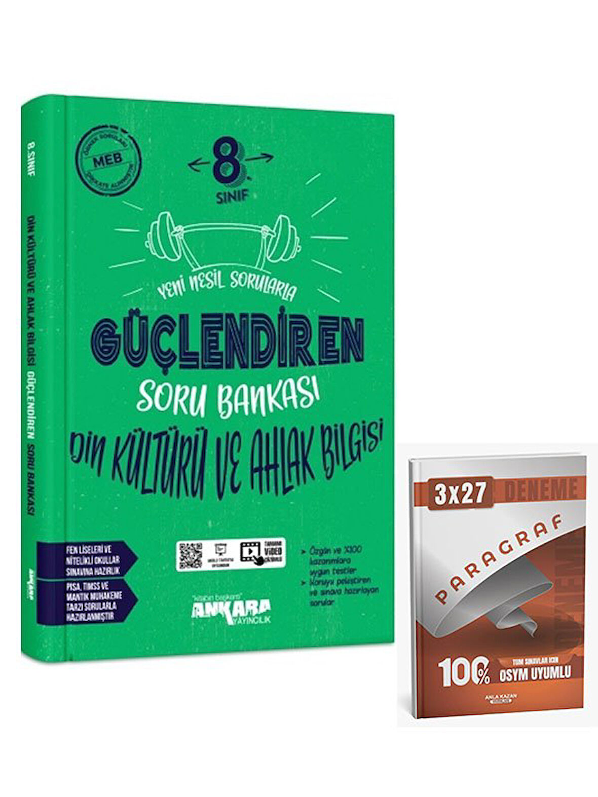 Ankara 2026 8. Sınıf Din Kültürü ve Ahlak Bilgisi Güçlendiren Soru Bankası+Anla Kazan Paragraf