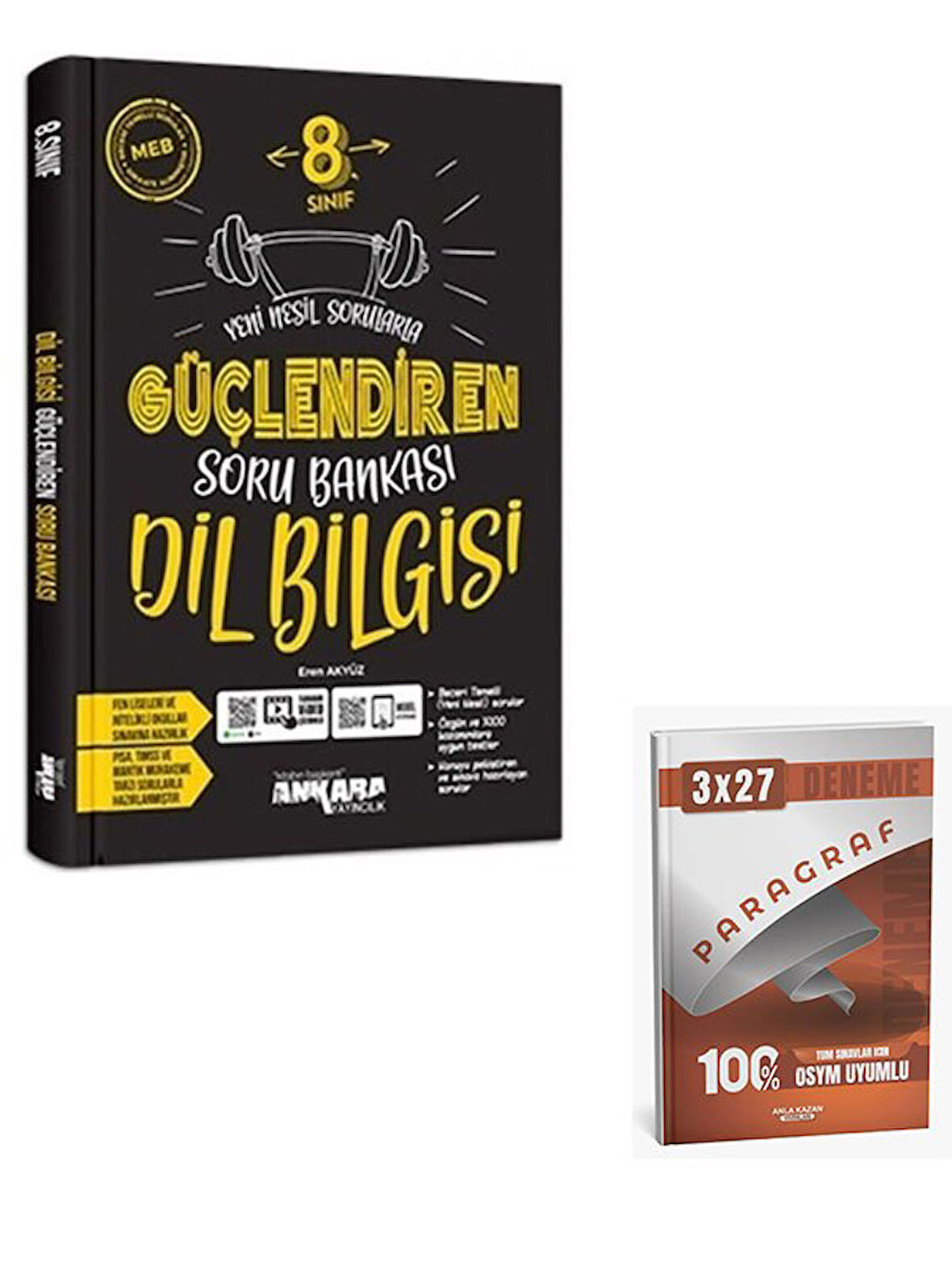 Ankara 2026 8. Sınıf Dil Bilgisi Güçlendiren Soru Bankası+Anla Kazan Paragraf