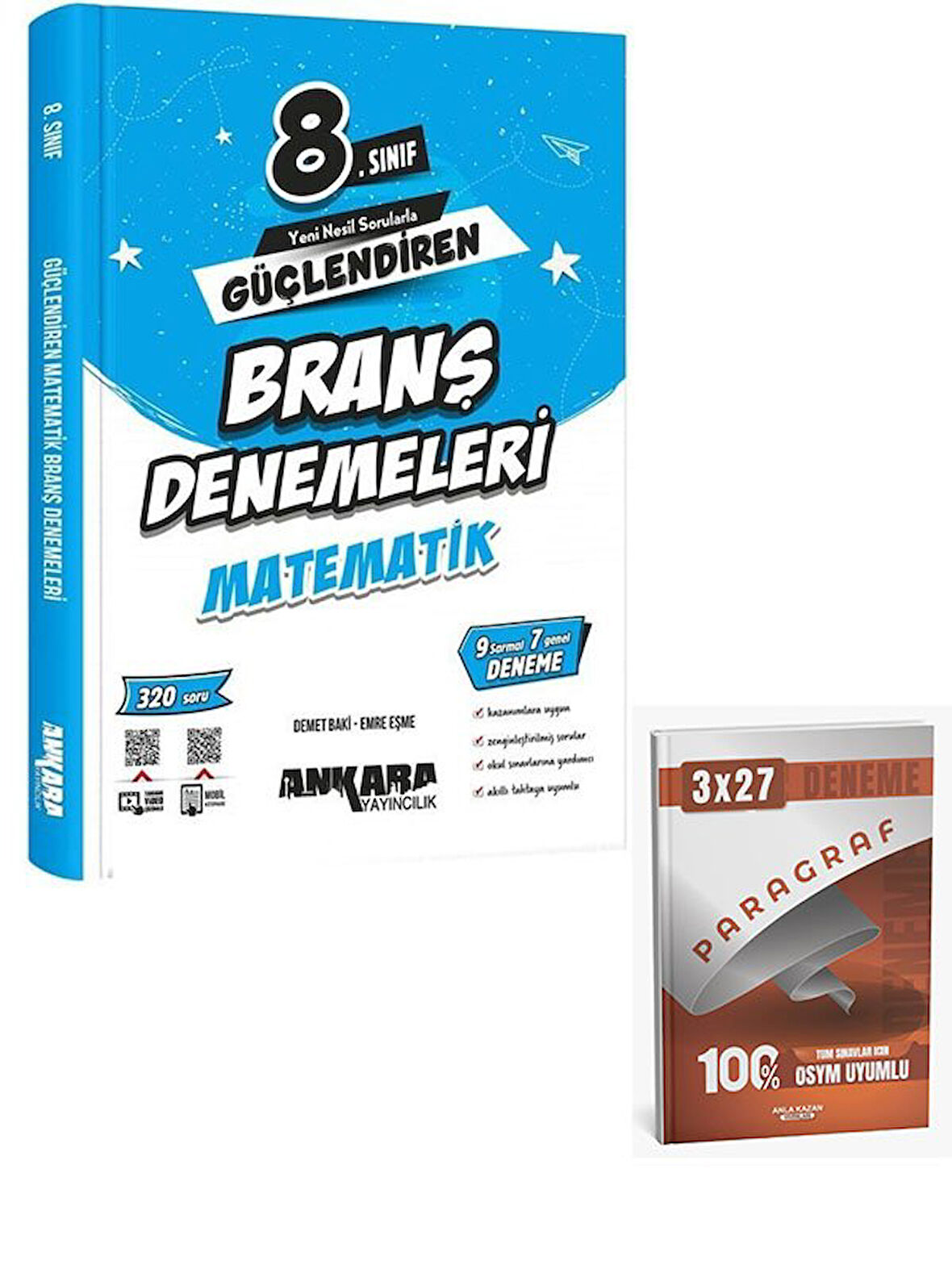 Ankara 2026 8. Sınıf Matematik Güçlendiren Branş Denemeleri+Anla Kazan Paragraf