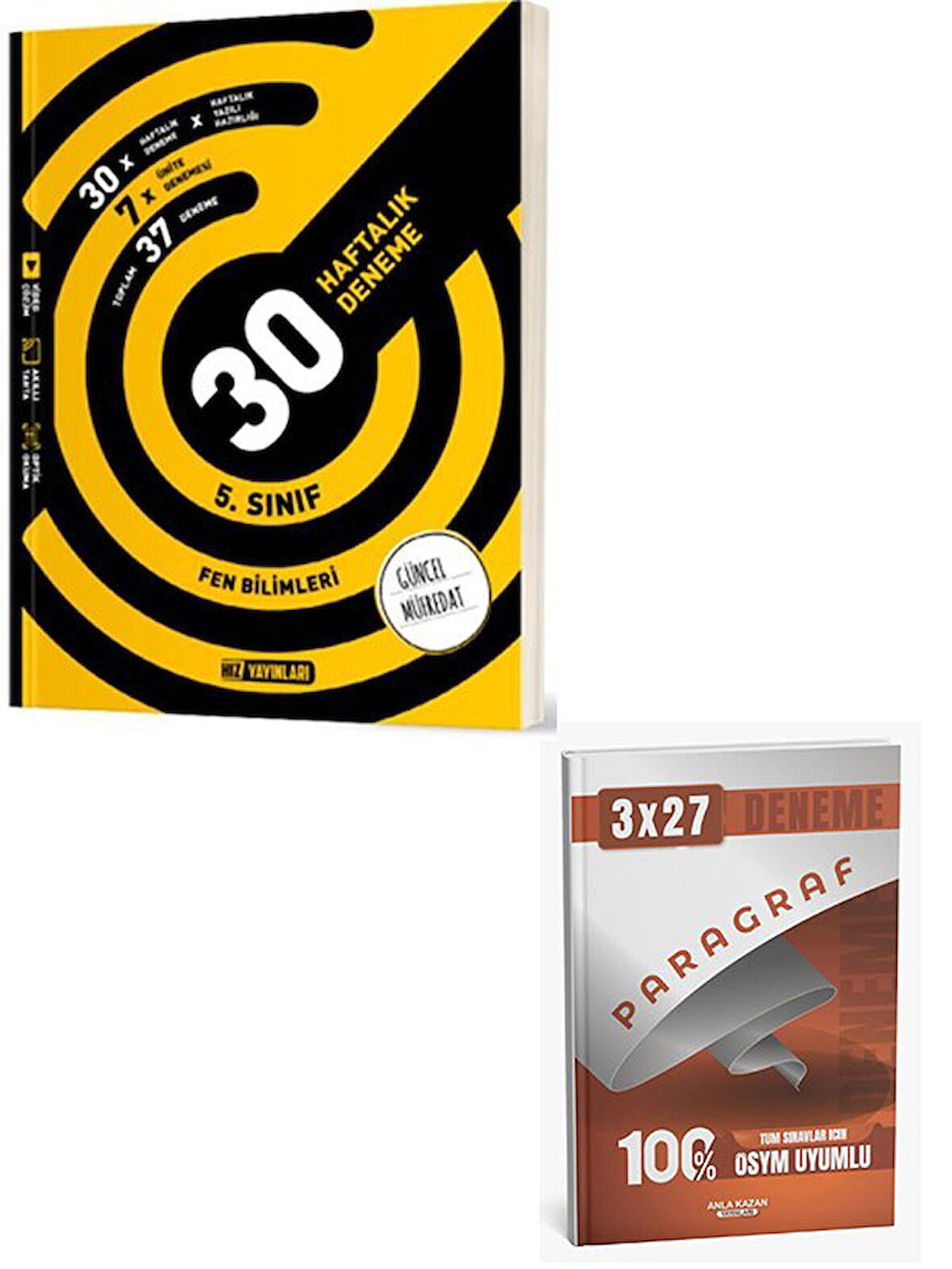 Hız 2026 5. Sınıf Fen Bilimleri 30 Haftalık Deneme+Anla Kazan Paragraf
