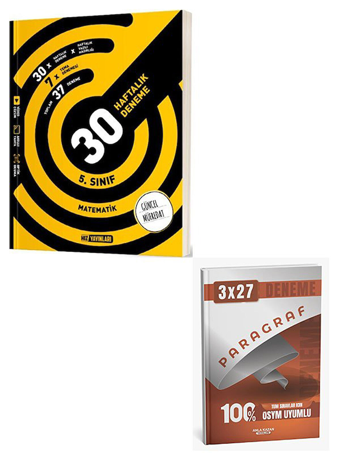 Hız 2026 5. Sınıf Matematik 30 Haftalık Deneme+Anla Kazan Paragraf