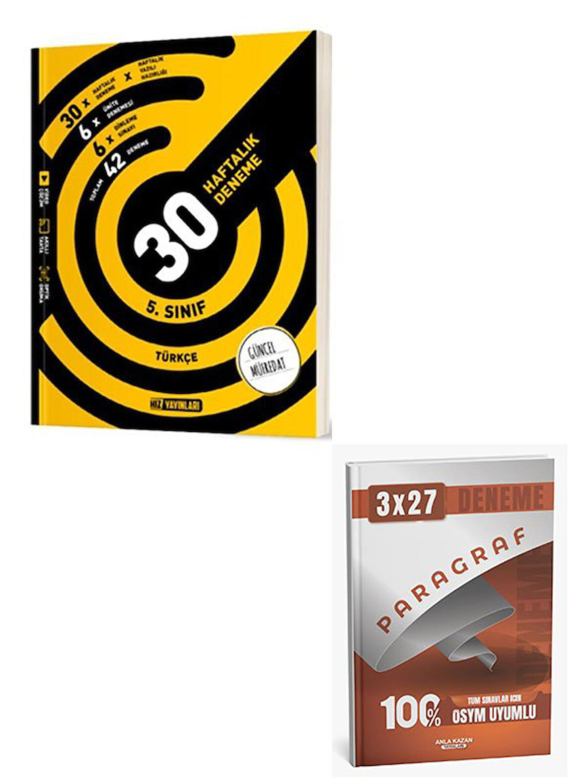 Hız 2026 5. Sınıf Türkçe 30 Haftalık Deneme+Anla Kazan Paragraf
