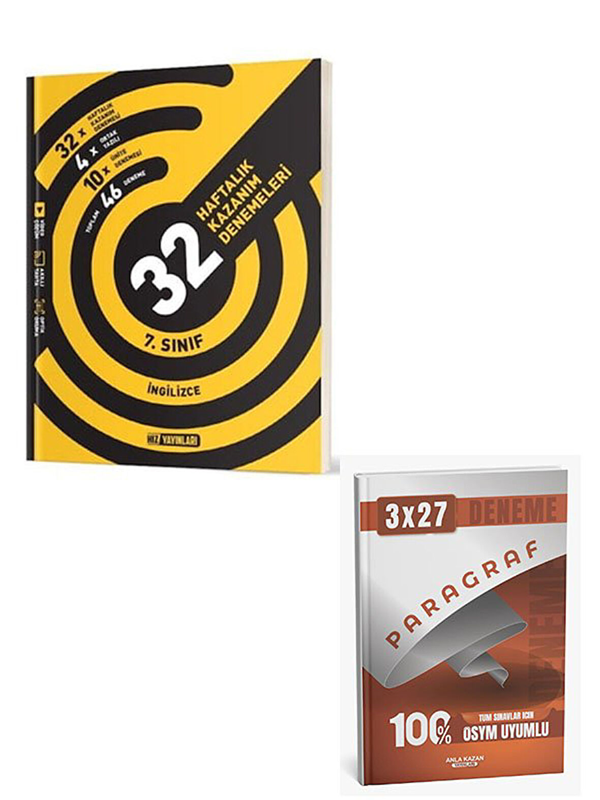 Hız 2026 7. Sınıf İngilizce 32 Haftalık Kazanım Denemeleri+Anla Kazan Paragraf