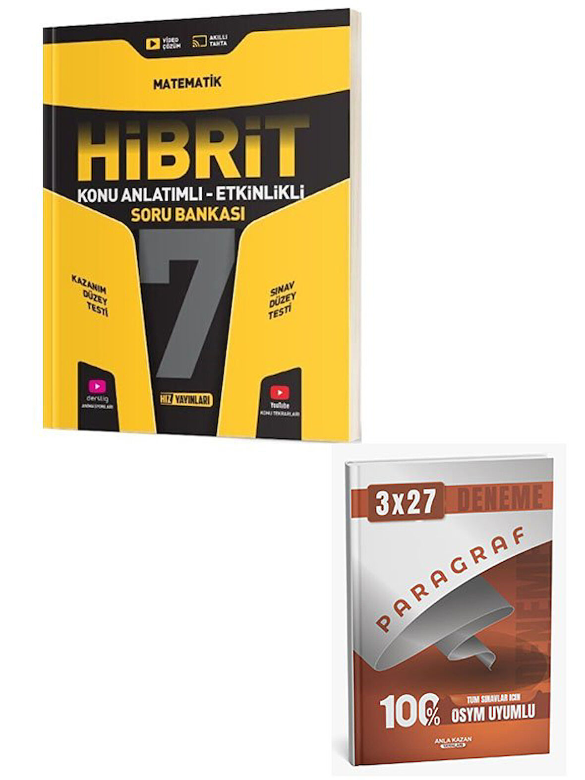 Hız 2026 7. Sınıf Matematik HİBRİT Konu Anlatımlı Etkinlikli Soru Bankası+Anla Kazan Paragraf