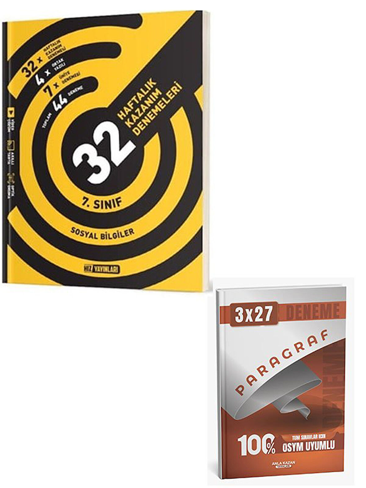 Hız 2026 7. Sınıf Sosyal Bilgiler 32 Haftalık Kazanım Denemeleri+Anla Kazan Paragraf