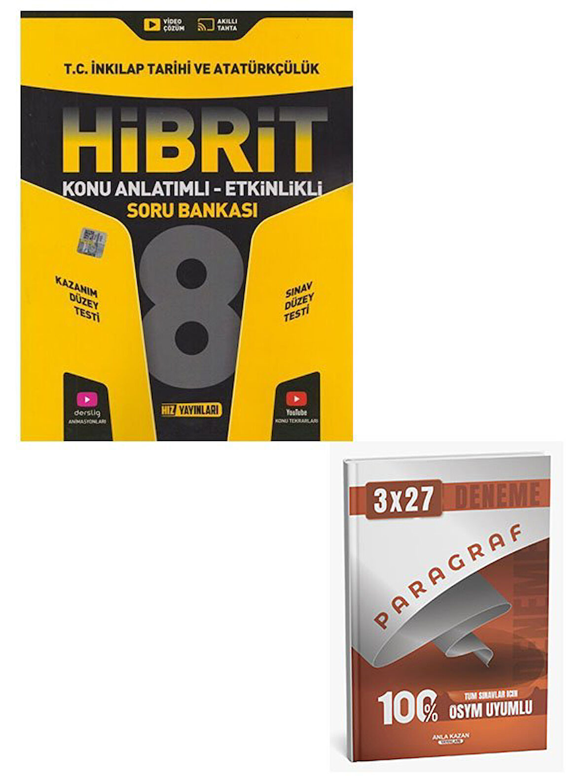 Hız 2026 8. Sınıf T.C. İnkılap Tarihi ve Atatürkçülük HİBRİT Konu Anlatımlı Etkinlikli Soru Bankası+Anla Kazan Paragraf