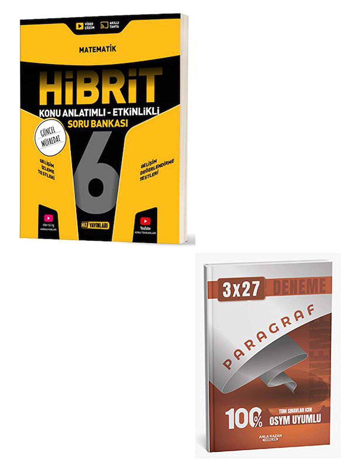 Hız 2026 6. Sınıf Matematik Hibrit Konu Anlatımlı Etkinlikli Soru Bankası+Anla Kazan Paragraf