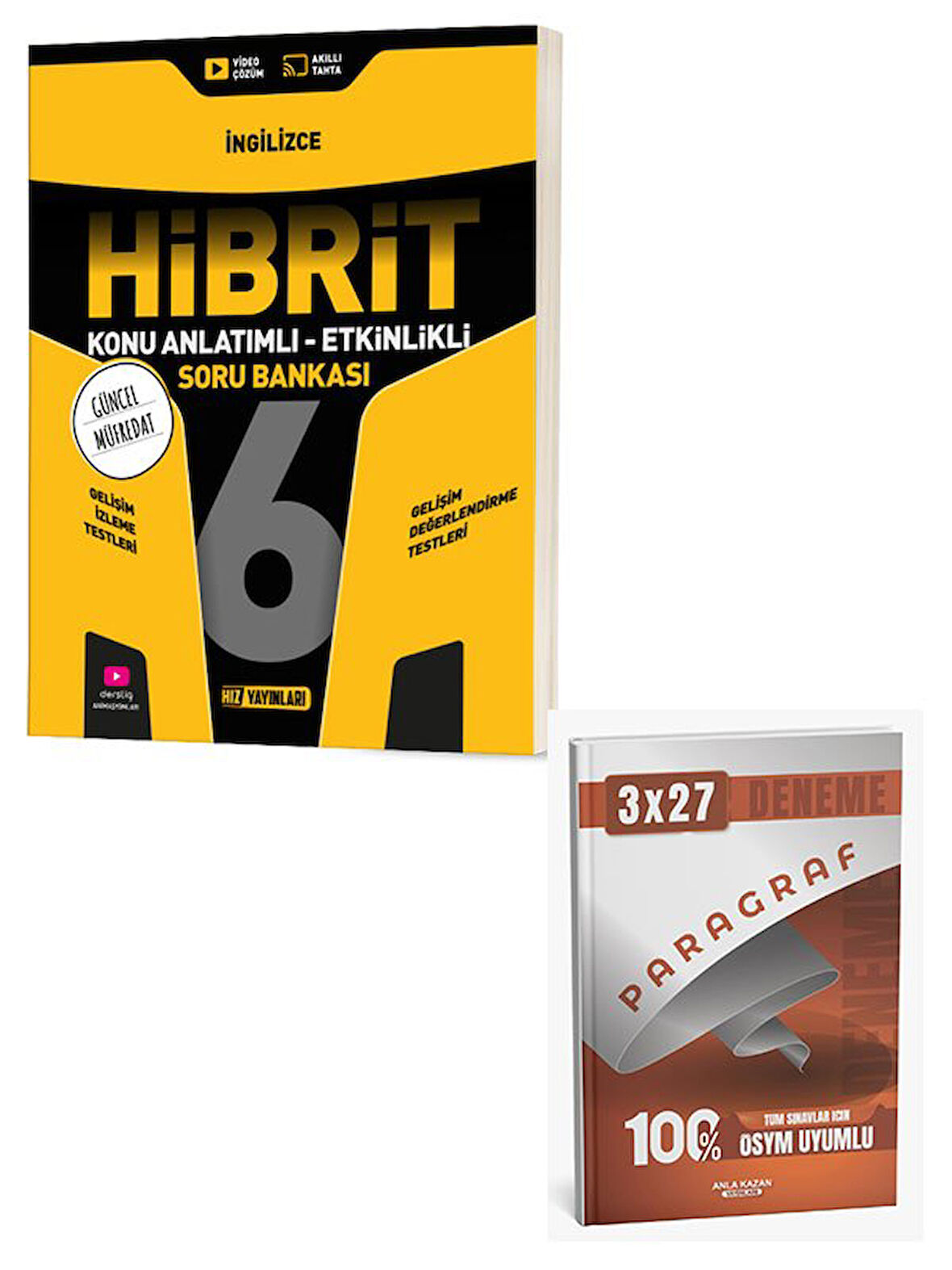 Hız 2026 6. Sınıf İngilizce Hibrit Konu Anlatımlı Etkinlikli Soru Bankası+Anla Kazan Paragraf