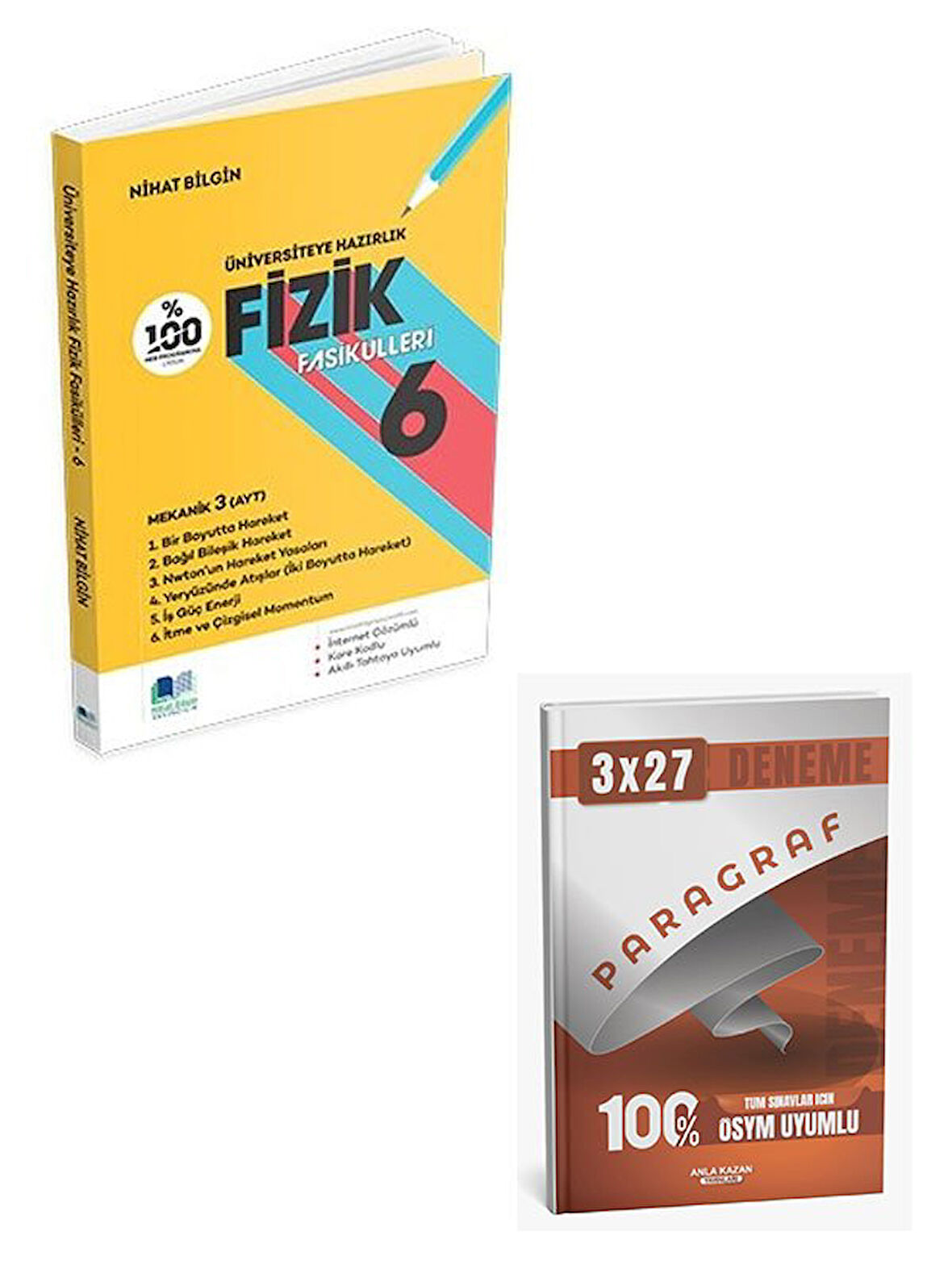 Nihat 2026 TYT Üniversiteye Hazırlık Fizik Fasikülleri 6+Anla Kazan Paragraf