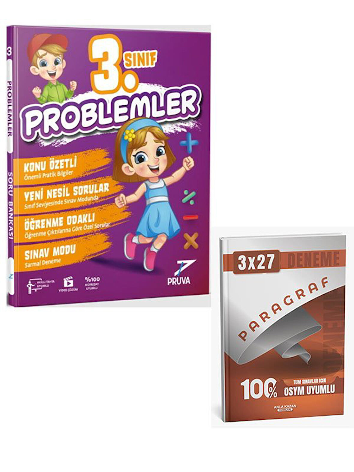 Pruva 2026 3. Sınıf Problemler Soru Bankası+Anla Kazan Paragraf