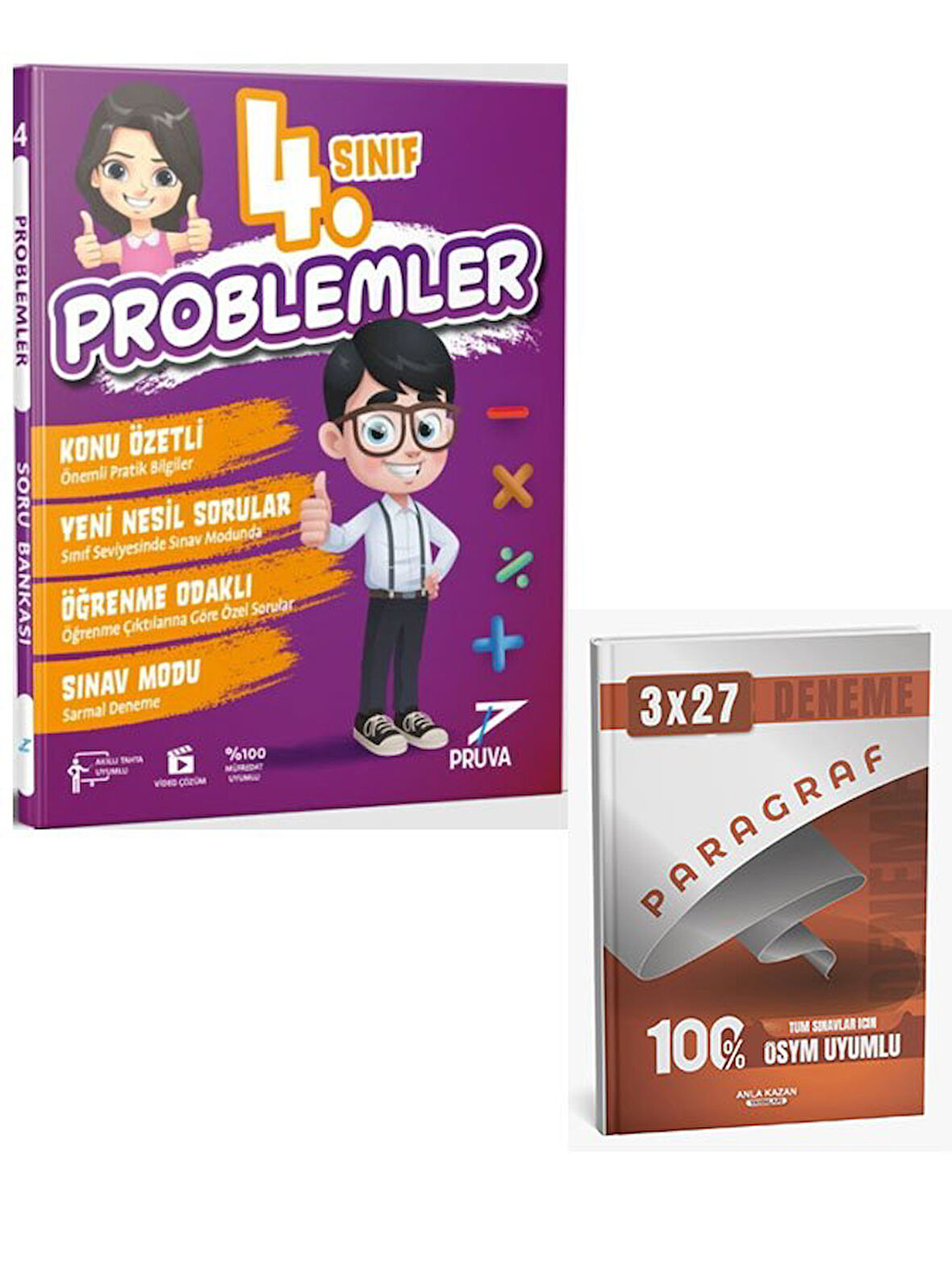 Pruva 2026 4. Sınıf Problemler Soru Bankası +Anla Kazan Paragraf